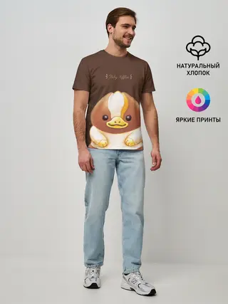 Мужская базовая футболка / Baby Chocolate Niffler