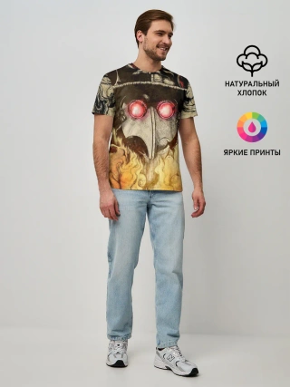 Мужская базовая футболка / Чумной доктор Мор