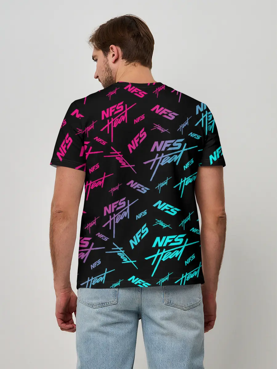 Мужская базовая футболка / NFS: Heat