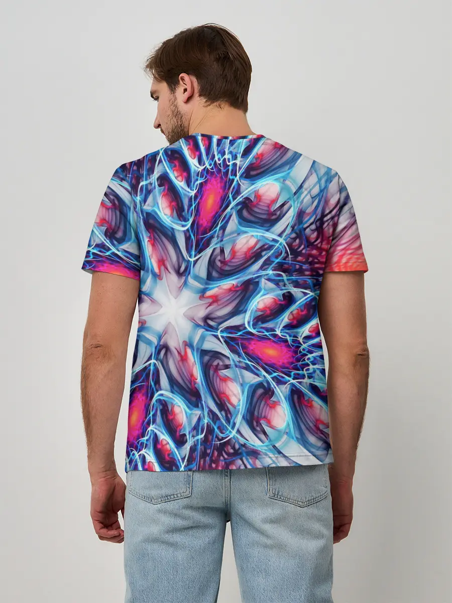 Мужская базовая футболка / ABSTRACTION ILLUSION