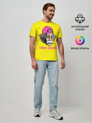 Мужская базовая футболка / Albert Einstein