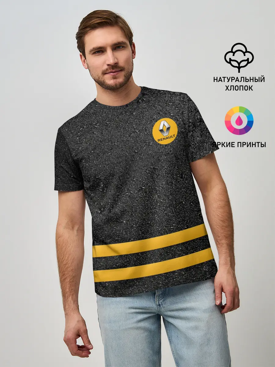 Мужская базовая футболка / Renault | Passion for life