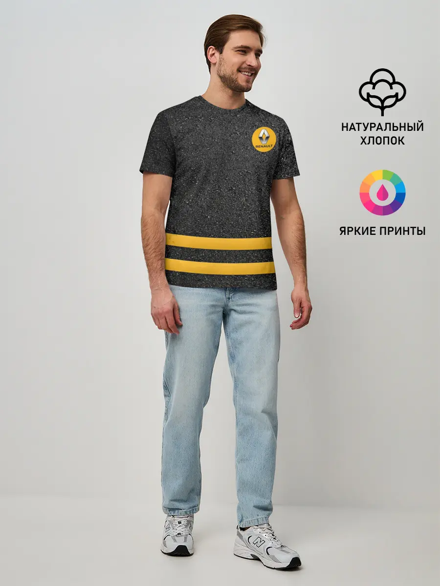 Мужская базовая футболка / Renault | Passion for life