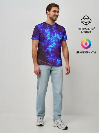 Мужская базовая футболка / FRACTAL STORM