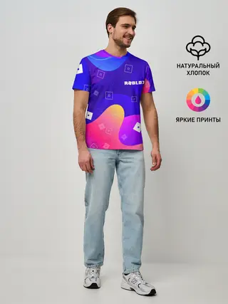 Мужская базовая футболка / ROBLOX