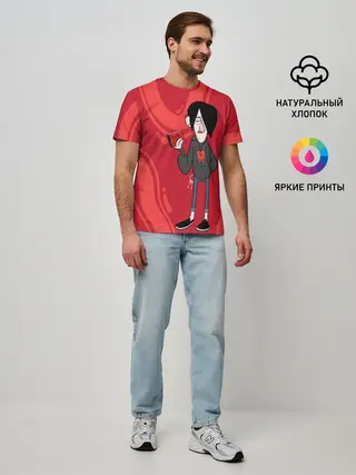 Мужская базовая футболка / Робби