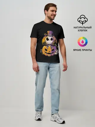 Мужская базовая футболка / The Nightmare Before Christmas