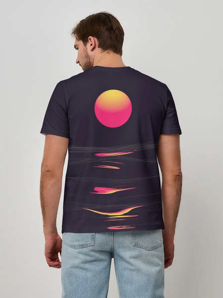 Мужская базовая футболка / Абстракция