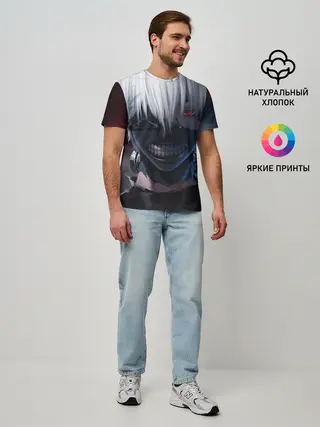 Мужская базовая футболка / TOKYO GHOUL | ТОКИЙСКИЙ ГУЛЬ