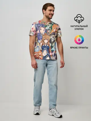 Мужская базовая футболка / Восхождение Героя Щита