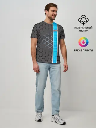 Мужская базовая футболка / Hyundai