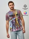 Мужская базовая футболка / FREEFIRE | САЙТАМА