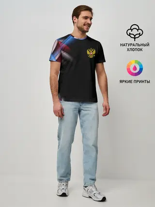 Мужская базовая футболка / Россия