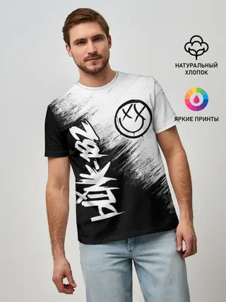 Мужская базовая футболка / Blink-182