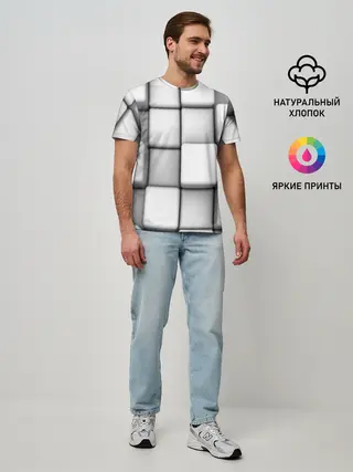 Мужская базовая футболка / ТЕКСТУРА