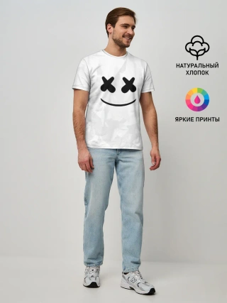 Мужская базовая футболка / MARSHMELLO