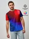 Мужская базовая футболка / RED&BLUE