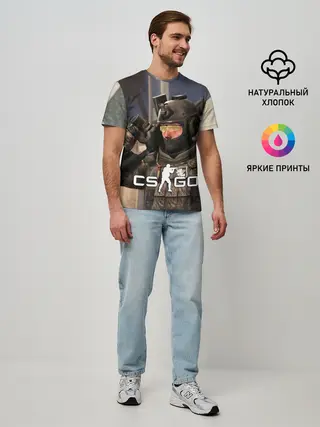 Мужская базовая футболка / CS:GO