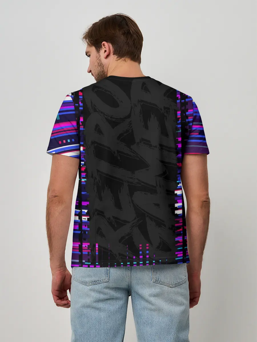 Мужская базовая футболка / RETROGAMER3D47