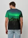 Мужская базовая футболка / Северное сияние