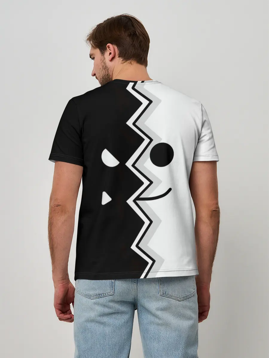 Мужская базовая футболка / Geometry Dash