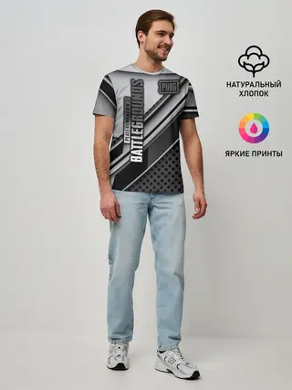 Мужская базовая футболка / PUBG