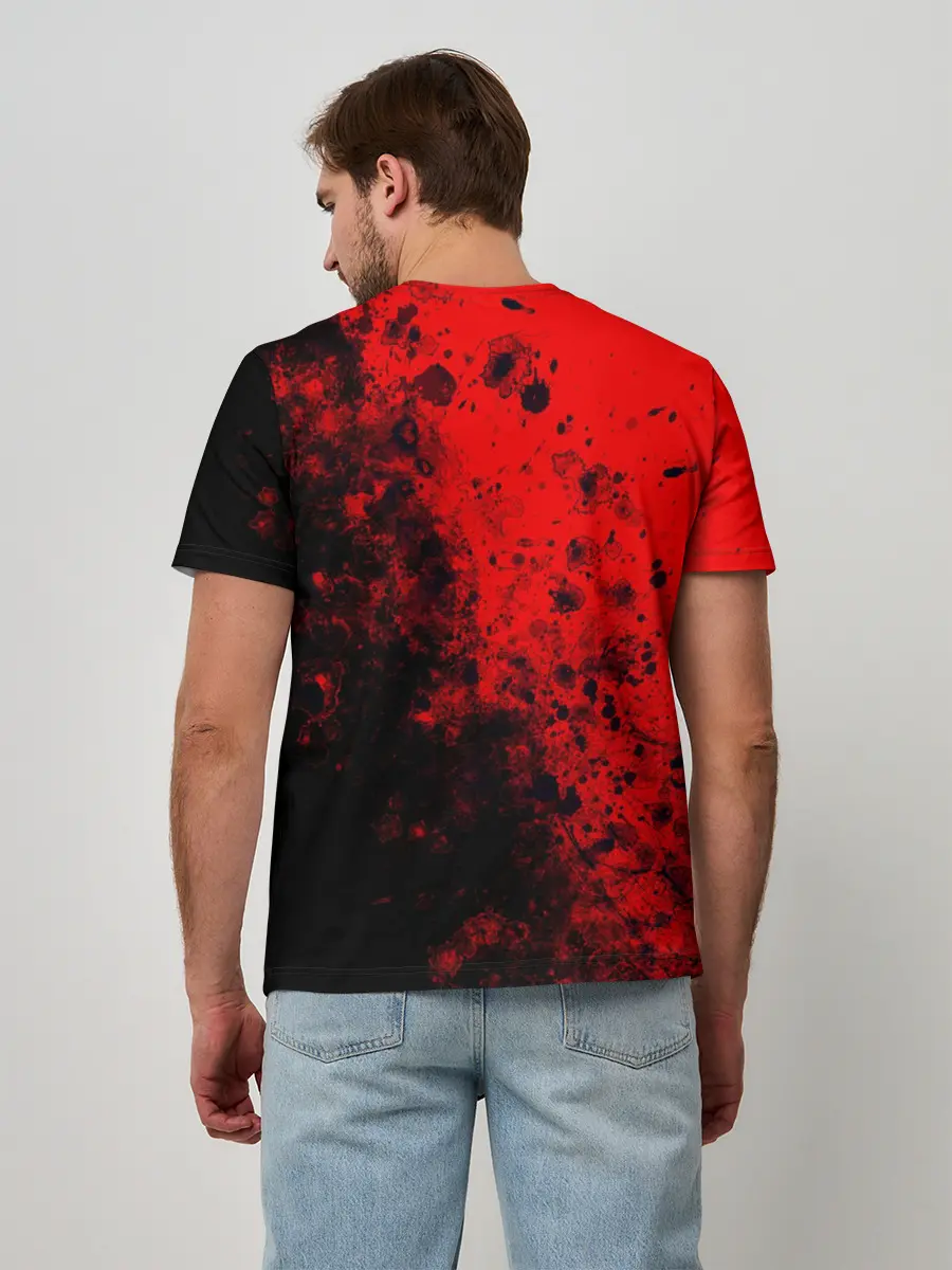Мужская базовая футболка / Пятна Крови