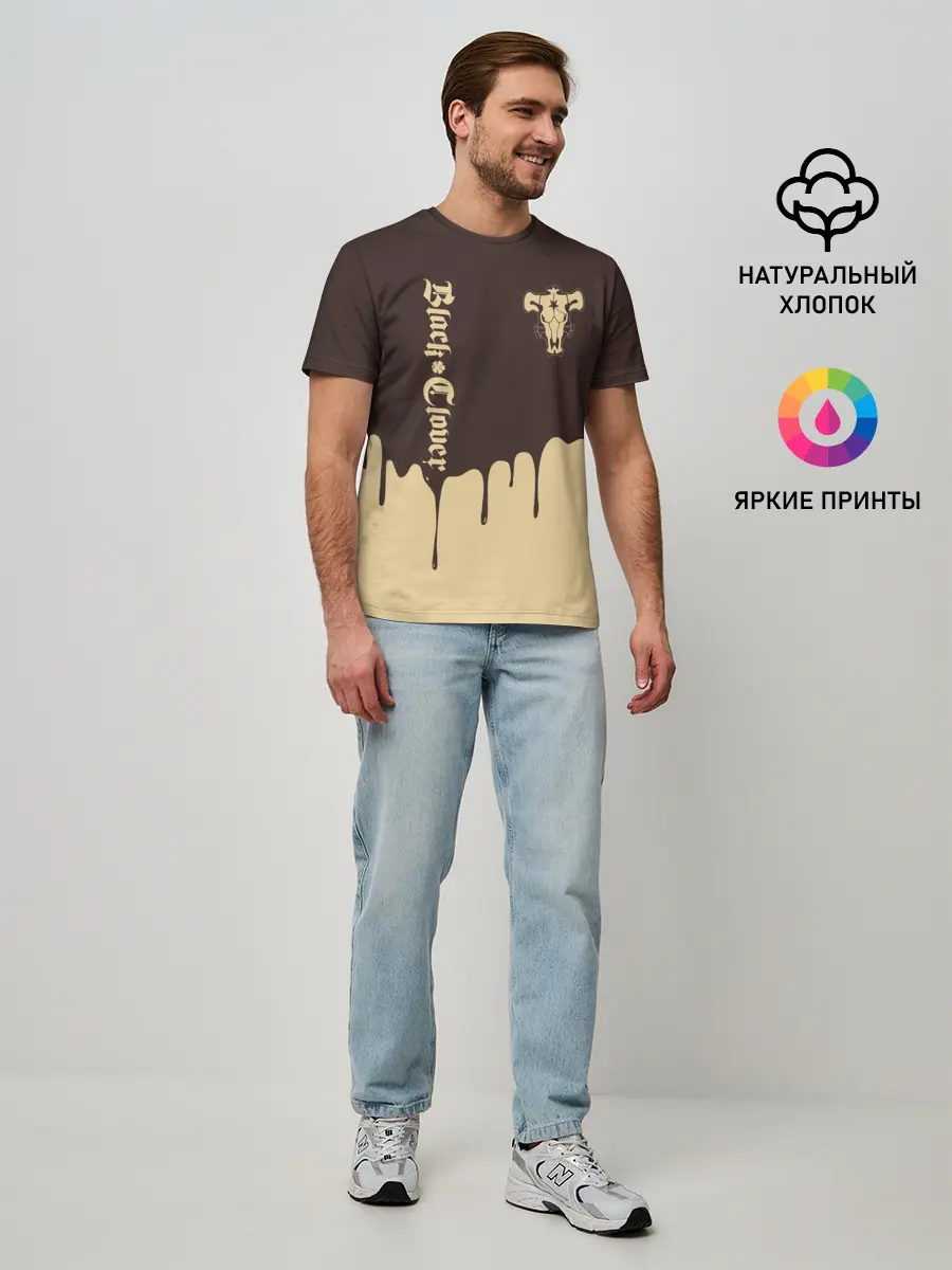 Мужская базовая футболка / Black clover: Bull