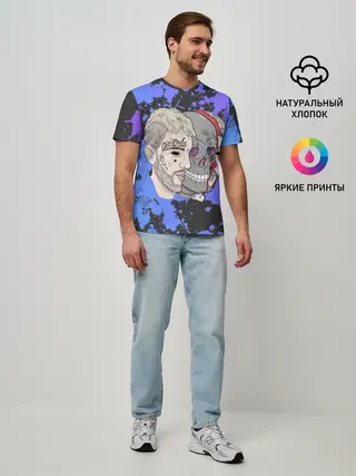 Мужская базовая футболка / Lil Scull