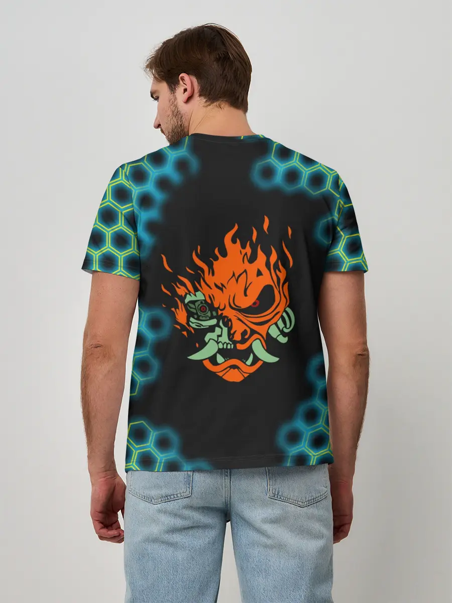 Мужская базовая футболка / CYBERPUNK 2077