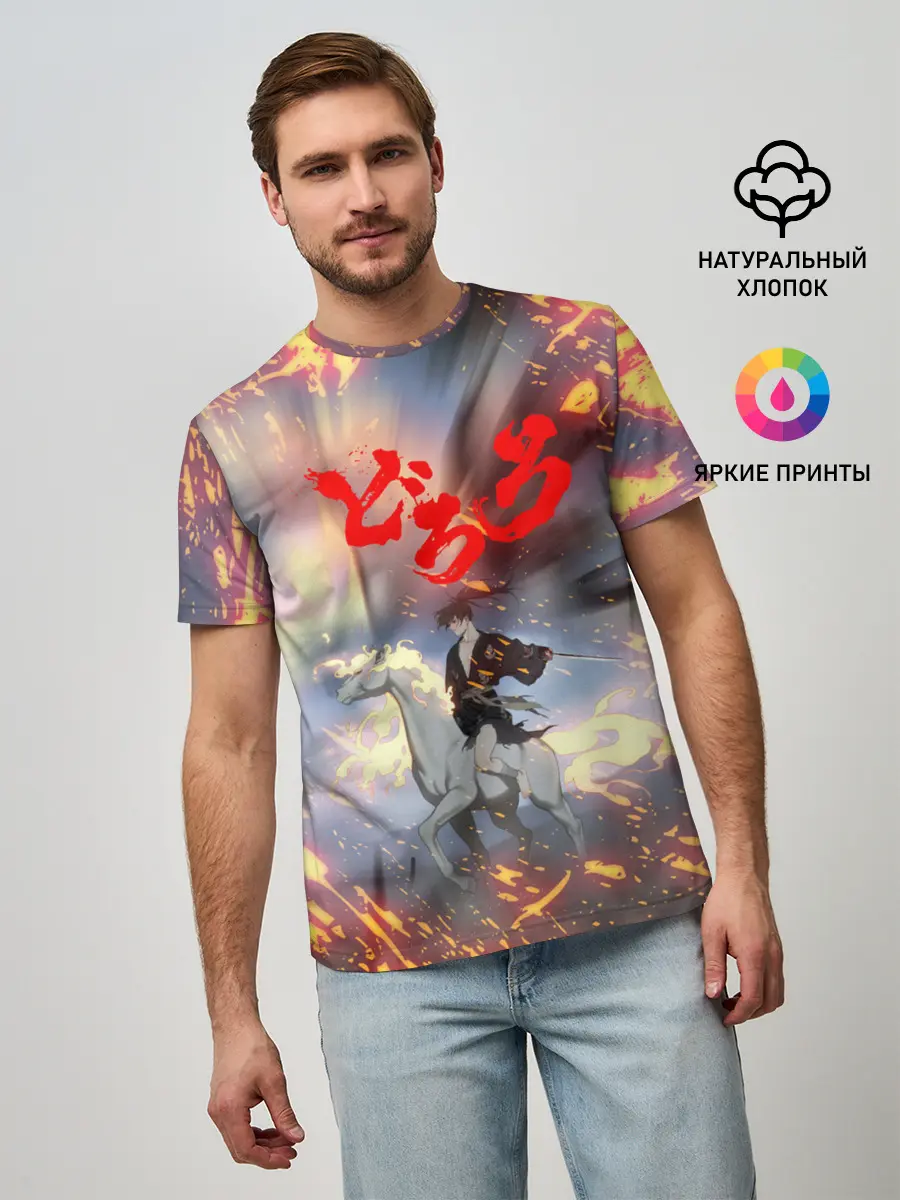 Мужская базовая футболка / Хяккимару и Мидоро | Дороро