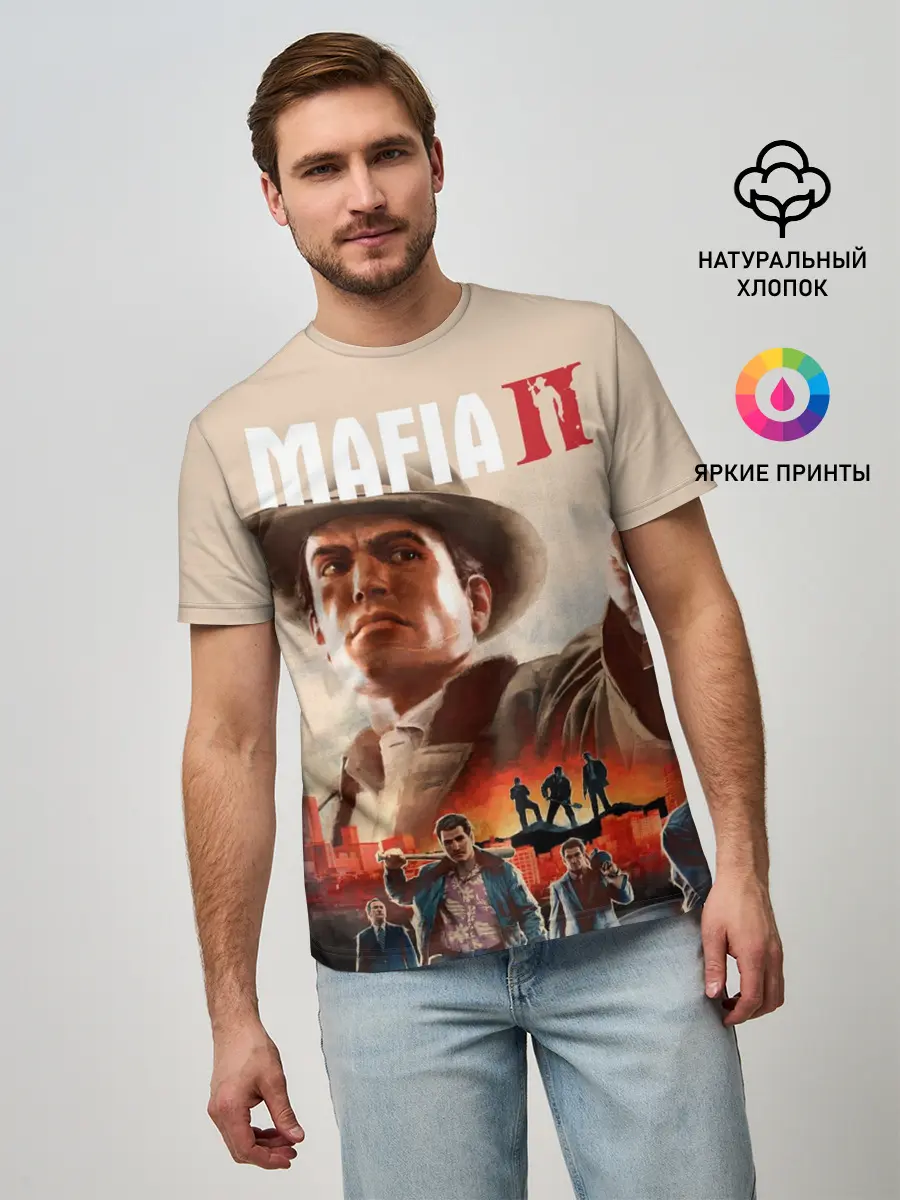 Мужская базовая футболка / Mafia II