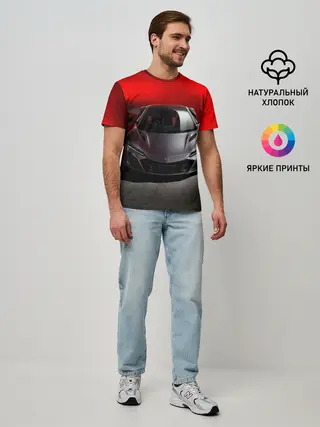 Мужская базовая футболка / HONDA NSX