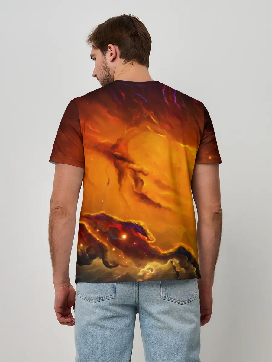 Мужская базовая футболка / Космос