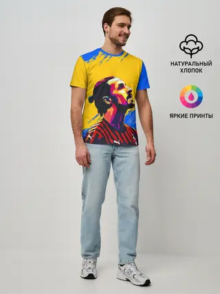 Мужская базовая футболка / ЗЛАТАН ИБРАГИМОВИЧ / ШВЕЦИЯ