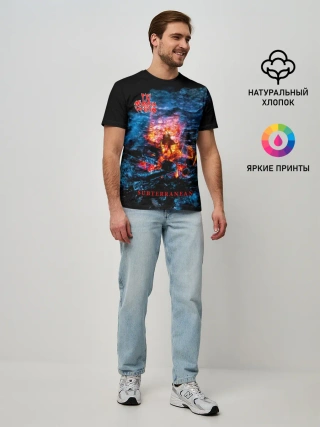 Мужская базовая футболка / Subterranean - In Flames