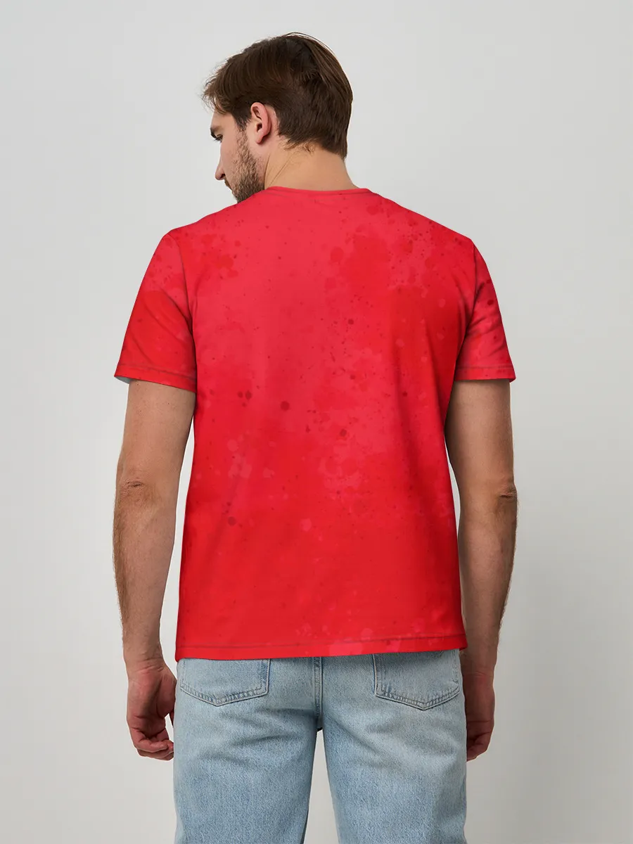 Мужская базовая футболка / зеленый Кайман