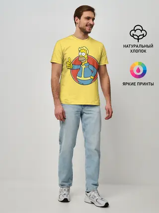Мужская базовая футболка / Homer Fallout