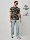 Мужская базовая футболка / Scull_pattern_rock