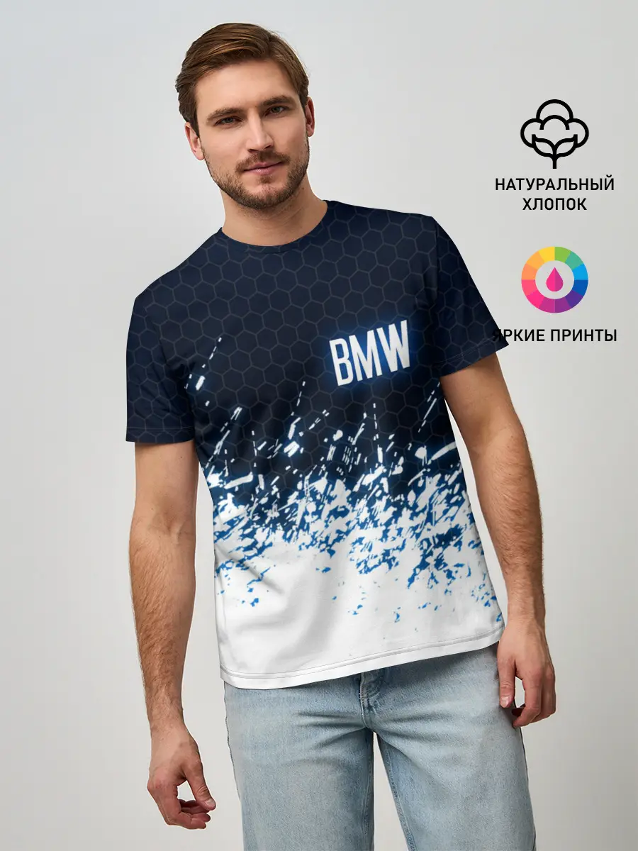 Мужская базовая футболка / BMW