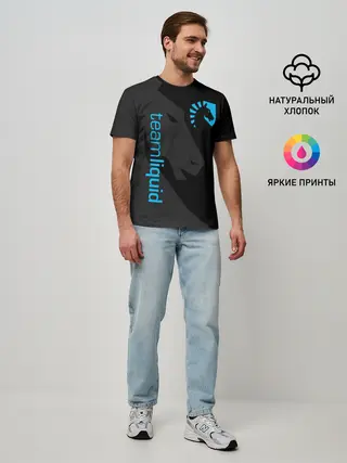 Мужская базовая футболка / TEAM LIQUID | ТИМ ЛИКВИД