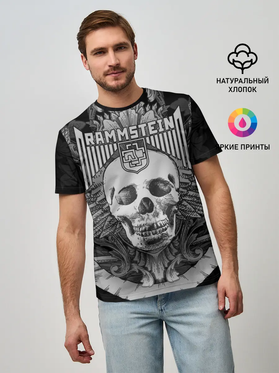 Мужская базовая футболка / Rammstein