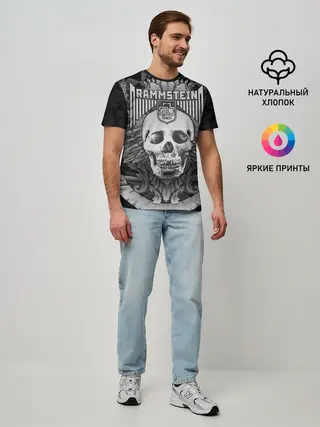 Мужская базовая футболка / Rammstein