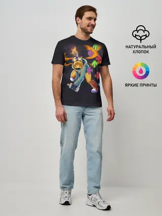 Мужская базовая футболка / Friday Night Funkin Whitty