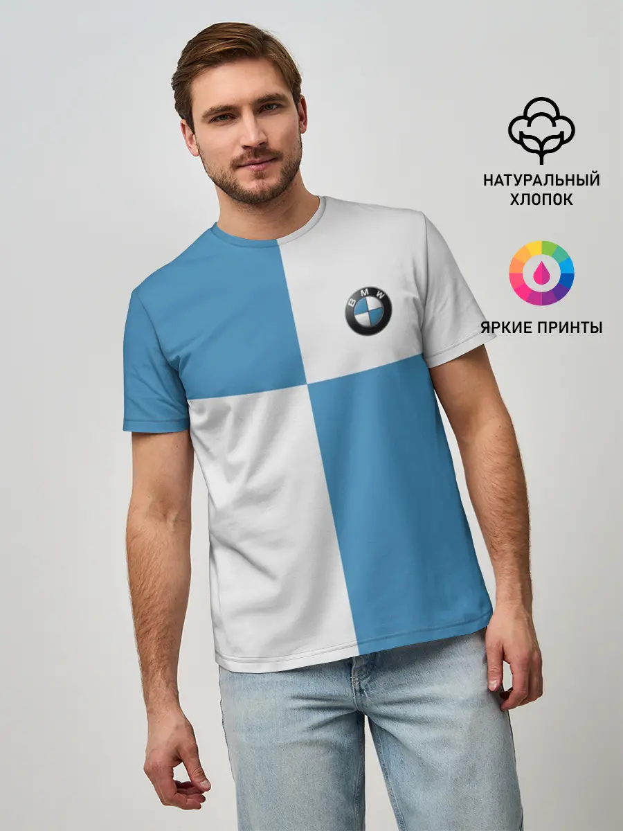 Мужская базовая футболка / BMW