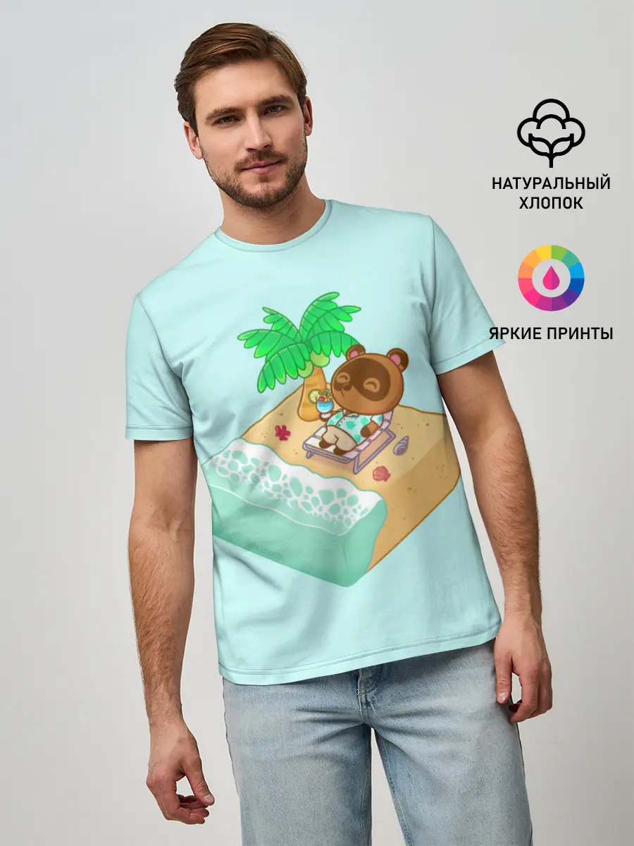 Мужская базовая футболка / Beach Crossing