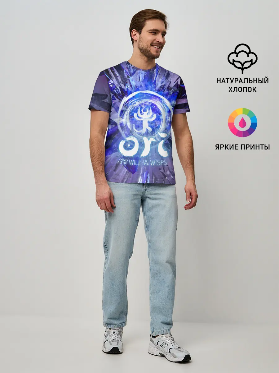 Мужская базовая футболка / Ori | Blind Forest