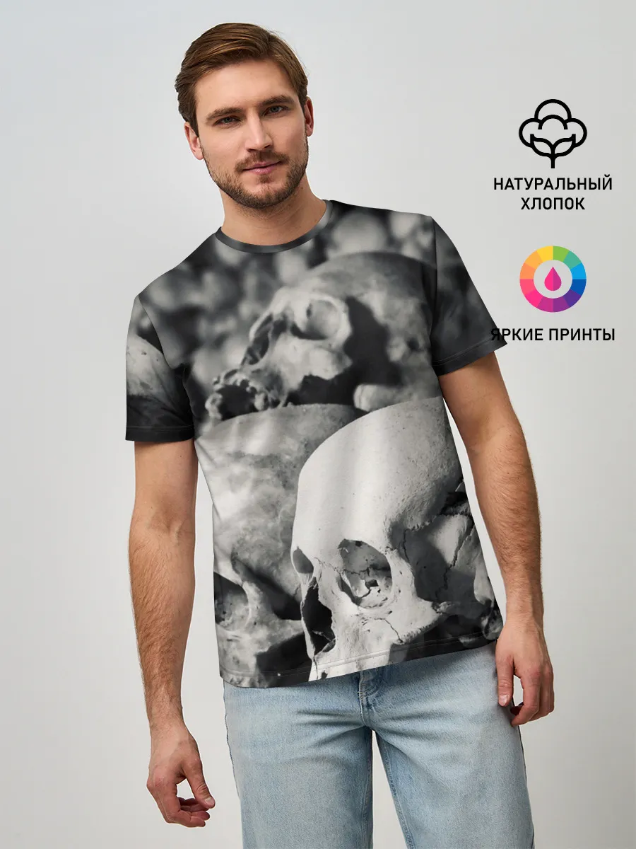 Мужская базовая футболка / ЧЕРЕПА