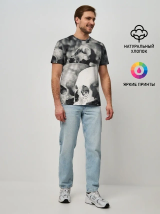 Мужская базовая футболка / ЧЕРЕПА