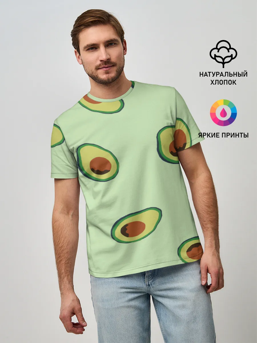 Мужская базовая футболка / АВОКАДО.